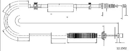 Трос CABOR 12.1502