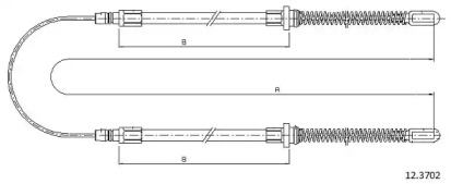 Трос CABOR 12.3702