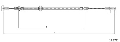 Трос CABOR 12.3721