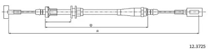 Трос CABOR 12.3725