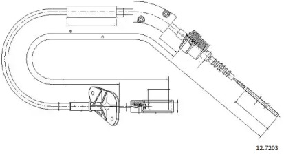 Трос CABOR 12.7203