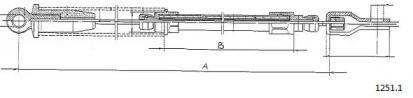 Трос CABOR 1251.1