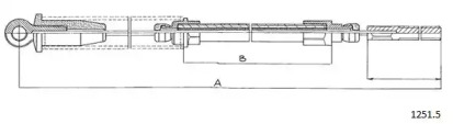 Трос CABOR 1251.2