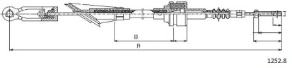 Трос CABOR 1252.8