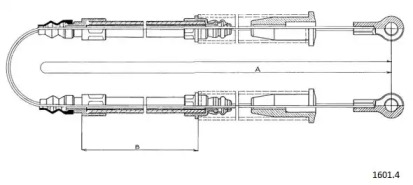 Трос CABOR 1601.4