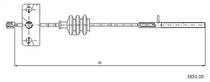 Трос CABOR 1651.10