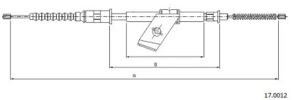 Трос CABOR 17.0012