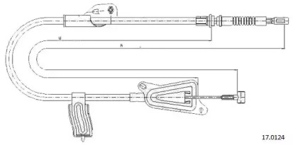 Трос CABOR 17.0124