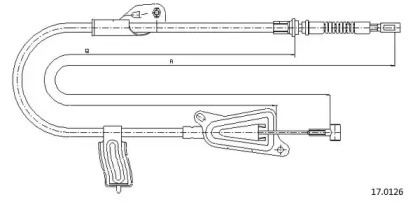 Трос CABOR 17.0126