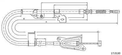 Трос CABOR 17.0130