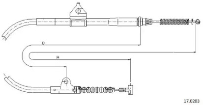 Трос CABOR 17.0203