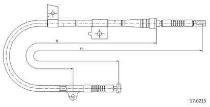 Трос CABOR 17.0215