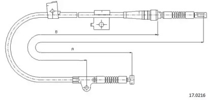 Трос CABOR 17.0216