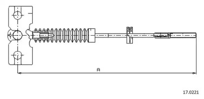 Трос CABOR 17.0221