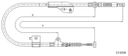 Трос CABOR 17.0236