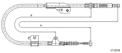 Трос CABOR 17.0238