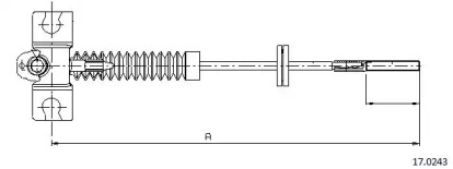Трос CABOR 17.0243
