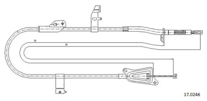 Трос CABOR 17.0246