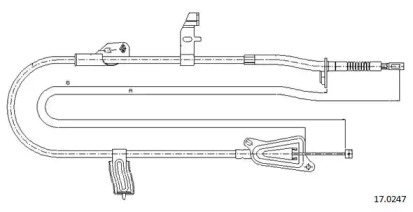 Трос CABOR 17.0247