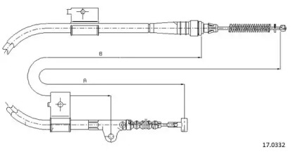 Трос CABOR 17.0332