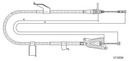 Трос CABOR 17.0336