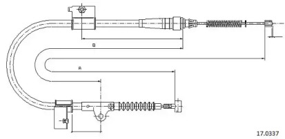 Трос CABOR 17.0337