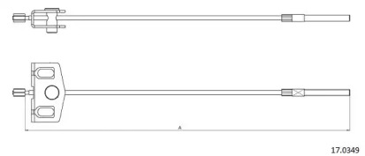 Трос CABOR 17.0349