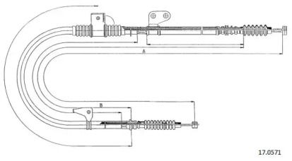 Трос CABOR 17.0571