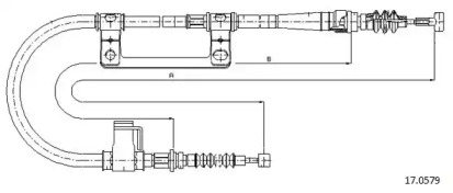 Трос CABOR 17.0579