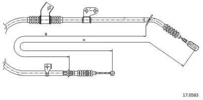 Трос CABOR 17.0583