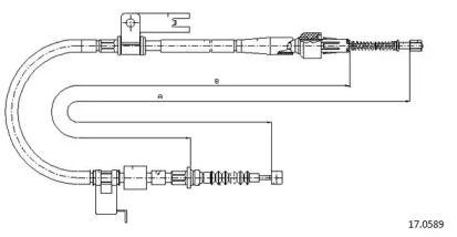 Трос CABOR 17.0589