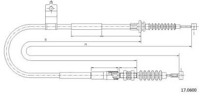 Трос CABOR 17.0600