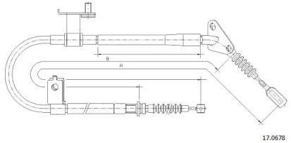 Трос CABOR 17.0678