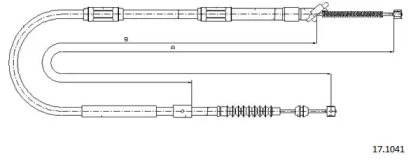 Трос CABOR 17.1041
