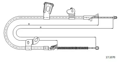Трос CABOR 17.1070