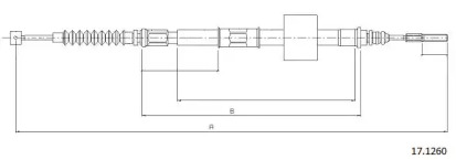 Трос CABOR 17.1260