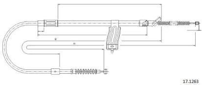 Трос CABOR 17.1263