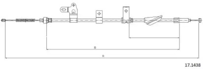 Трос CABOR 17.1438