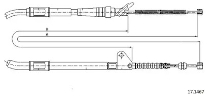 Трос CABOR 17.1467