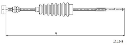 Трос CABOR 17.1549