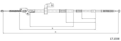 Трос CABOR 17.1558