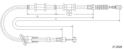 Трос CABOR 17.2028