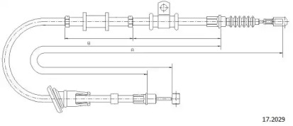 Трос CABOR 17.2029