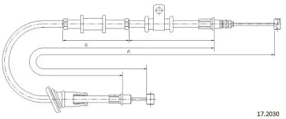 Трос CABOR 17.2030