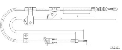 Трос CABOR 17.2121