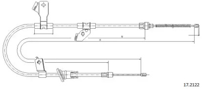 Трос CABOR 17.2122