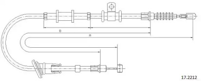 Трос CABOR 17.2212