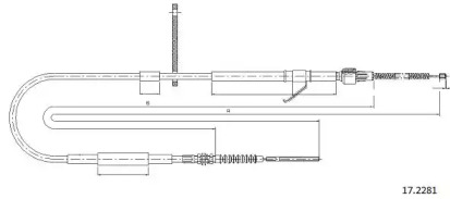 Трос CABOR 17.2281