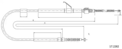 Трос CABOR 17.2282