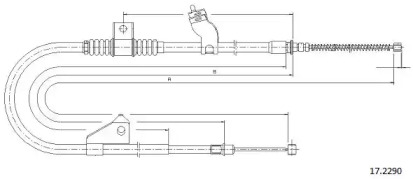 Трос CABOR 17.2290